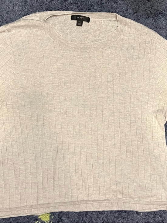J. Crew Sweaters - J. Crew Light Heather Crewneck Ribbed Sweater
